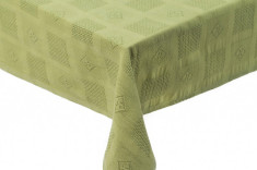 Fata de masa Textilia, P.Art, bumbac verde, 150x260 cm foto