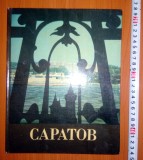 CARTE VECHE , ALBUM FOTO SARATOV, Dreptunghiular, Lemn