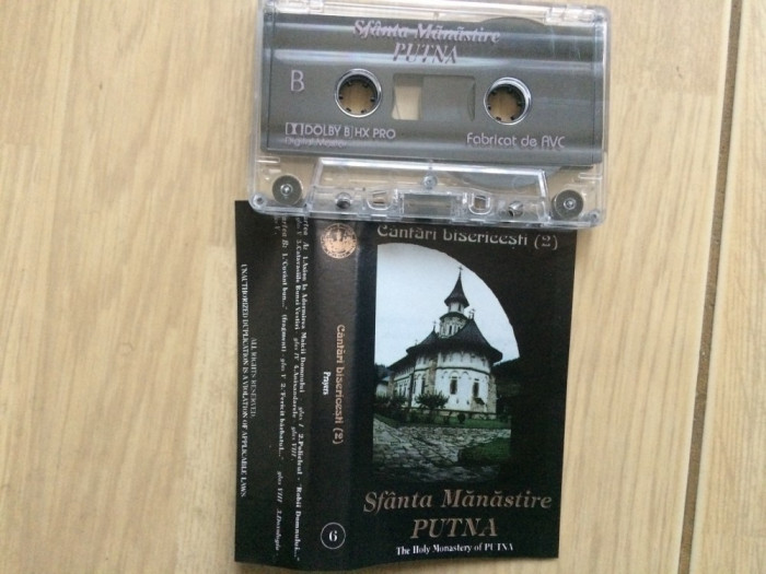 cantari bisericesti vol. 2 sfanta manastire putna muzica religioasa caseta audio