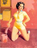 CP Z227 - REPRINT -ARTISTICA - TANARA SEMI NUD -necirculata, Printata