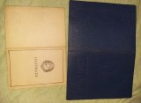 Diploma COLONEL Academie 1965,M.FORTELOR ARMATE,Legitimatieinsigna,T.GRATUIT