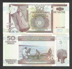 BURUNDI 50 FRANCI FRANCS 2007 , UNC [1] P - 36g , necirculata foto