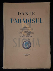MARCU ALEXANDRU (traducere) - DANTE ALIGHERI, PARADISUL (Ilustratii de MAC CONSTANTINESCU), 1932, Craiova foto