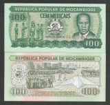MOZAMBIC / MOZAMBIQUE 100 METICAIS 1983 UNC [1] P-130a.2 , necirculata