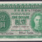 Bancnota Hong Kong 1 Dollar 1952 - P324b aUNC ( valoare de catalog $125 )