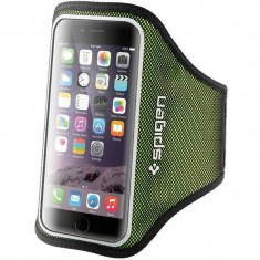 Husa Flip Cover Spigen Sports Armband Green pentru iPhone 6/6S foto