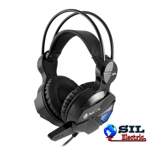 Casti gaming cu microfon si lumini led, NGS foto mare Casti gaming cu microfon si lumini led, NGS foto mare