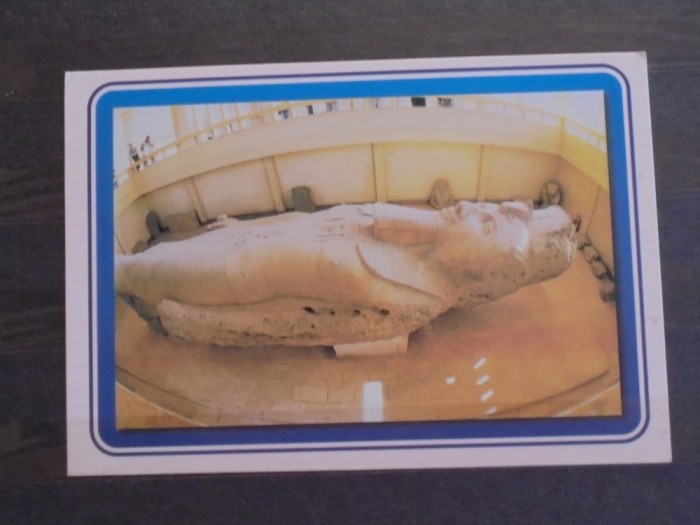 EGIPT- MUZEUL DIN MEMPHIS - COLOSUL LUI RAMSES II - NECIRCULATA .
