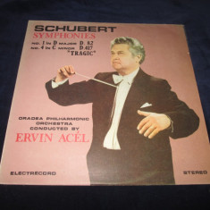 Schubert/Ervin Acel - Symphonies No.1 In D Major.No.4 In C Minor D.417_ vinyl,LP