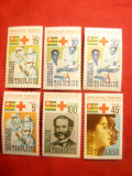 Serie 7 Ani Crucea Rosie Togoleza 1966 Togo , 6 valori, Nestampilat