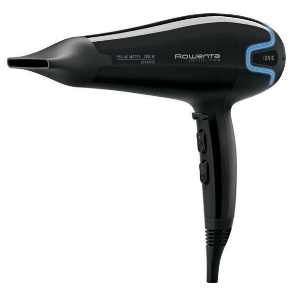 Uscator de Par Rowenta CV8730D0 Infini Pro 2200W negru foto mare Uscator de Par Rowenta CV8730D0 Infini Pro 2200W negru foto mare