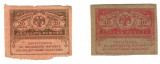 SV * Rusia / URSS LOT (3 bancnote) 20 + 40 RUBLE 1920 si 50 COPEICI 1915