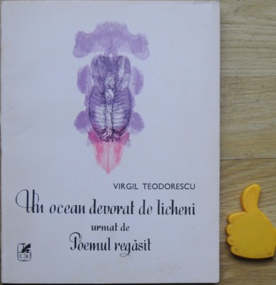 Un ocean devorat de licheni urmat de poemul regasit Virgil Teodorescu foto