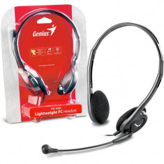 Casti Genius Over-Head HS-200C Black foto