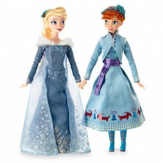 Set papusi Elsa si Anna din Olaf&amp;#039;s Frozen Adventure foto