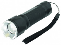 Lanterna CREE LED 3W, zoom, metalica, husa transport, Home foto
