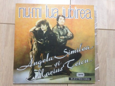 Angela Similea Marius Teicu nu-mi lua iubirea disc vinyl lp muzica usoara slagar foto