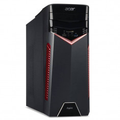 Sistem desktop Acer Aspire GX-281 AMD Ryzen 5 1400 8GB DDR4 1TB HDD GeForce GTX 1050 Ti Endless OS Black foto