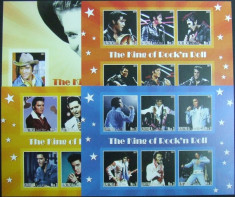 ERITREEA-ELVIS,REGELE ROCK&amp;#039;N ROLL,2017,3M/SH+1S/SH,NED. NEOB, P. PRIV.- PP 1484 foto