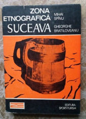 (D) Zona etnografica Suceava, Mihai Spinu Gh. Bratiloveanu Ed. Sport Turism 1987 foto