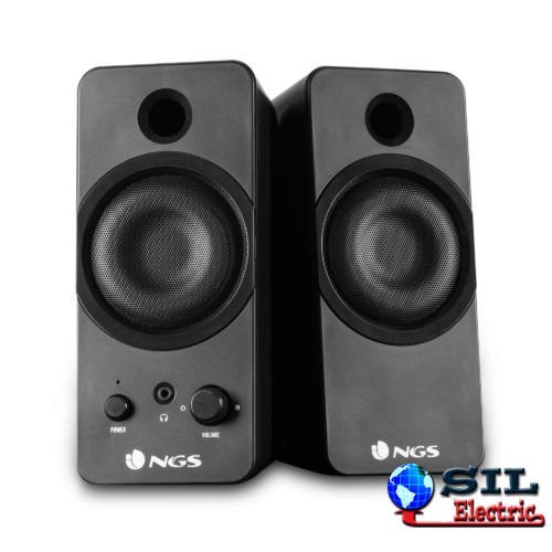 Sistem de boxe 2.0 3.5mm 10W gaming, NGS foto mare Sistem de boxe 2.0 3.5mm 10W gaming, NGS foto mare
