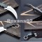 CUTIT KARAMBIT Sanjia Tool + Teaca Inclusa. Full Metal. BRICEAG Karambit.