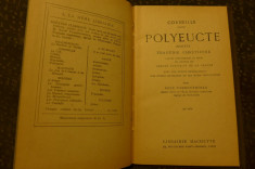 Polyeucte de Corneille Ed. Hachette , Paris 1923 foto