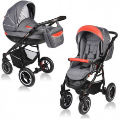 Carucior Crooner 2 In 1 Vessanti Red/Gray foto