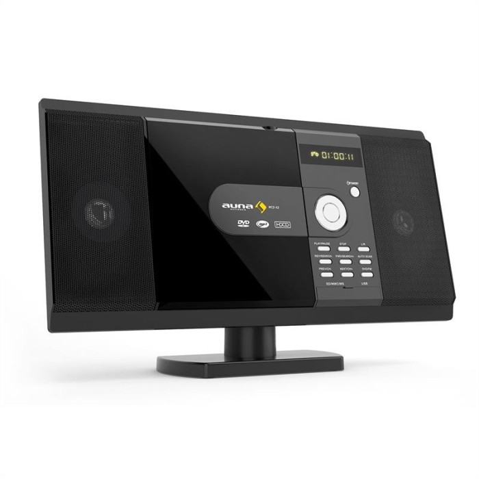Sistem stereo Auna MCD-82 DVD/CD Player USB SD MPEG4 foto mare Sistem stereo Auna MCD-82 DVD/CD Player USB SD MPEG4 foto mare