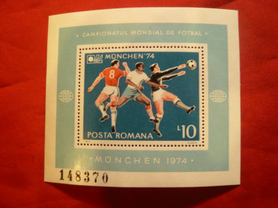 Colita - Campionatele Mondiale Fotbal - Munchen 1974 Romania foto