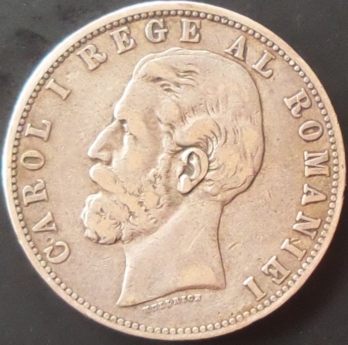 MONEDA ISTORICA ARGINT 5 Lei- ROMANIA anul 1883 *cjaCOD 01 --- 6 stele MONEDA ISTORICA ARGINT 5 Lei- ROMANIA anul 1883 *cjaCOD 01 --- 6 stele