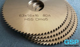 Freze disc pentru debitat metal &Oslash; 63, 80, 100 si 120 STAS 1159 DIN 1837