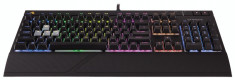 Corsair STRAFE RGB Mechanical Gaming Keyboard, RGB LED, Cherry MX Silent (EU) foto