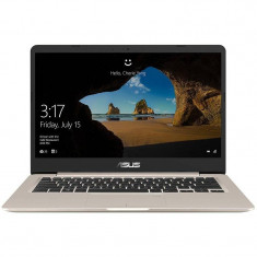 Laptop Asus VivoBook S14 S406UA-BM031T 14 inch Full HD Intel Core i7-8550U 8GB DDR3 256GB SSD Windows 10 Home Icicle Gold foto