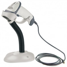 Cititor coduri 1D Zebra Symbol LS2208 USB Alb Cu Stand (Conectare - USB) foto