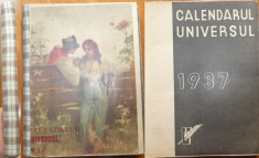 Calendarul Universul , 1937 foto
