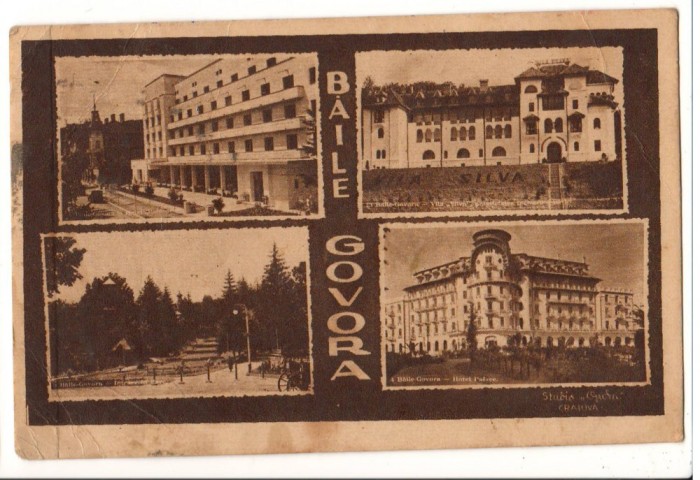 CPI (B9327) CARTE POSTALA - BAILE GOVORA, MOZAIC, 1948