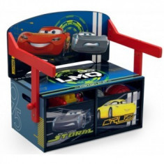 Mobilier 2in1 pentru depozitare jucarii Cars 3-6 ani foto