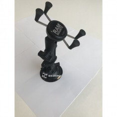 RAM MOUNT - SISTEM X-GRIP PIVOTANT cu brat metalic si ventuza 8,5 cm pentru dispozitive cu diagonala de maxim 3,5&amp;amp;quot; foto