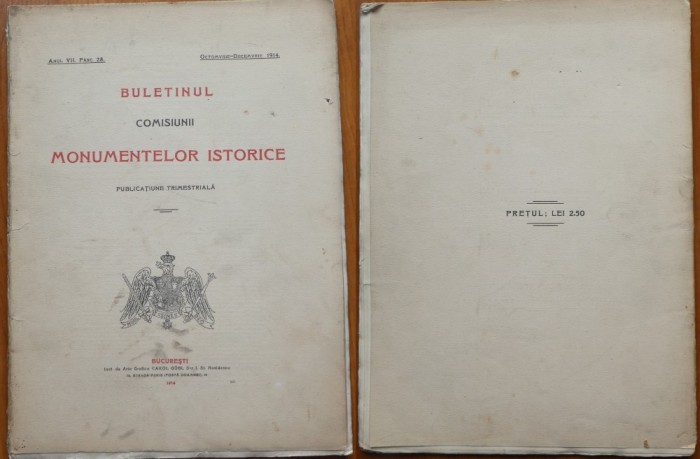 Buletinul Comisiunii monum. ist. , Oct. - Dec. , 1914 ; Moartea Regelui Carol I