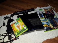 vand xbox 360 +kinect +5 jocuri foto