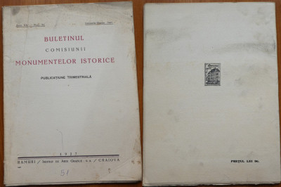 Buletinul Comis. monum. istorice , Ian. - Martie ,1927 ; Stavropoleos , Cernauti foto