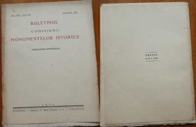 Buletinul Comis. monum. istorice , Apr. - Iunie , 1926 , Cernauti , Valenii foto