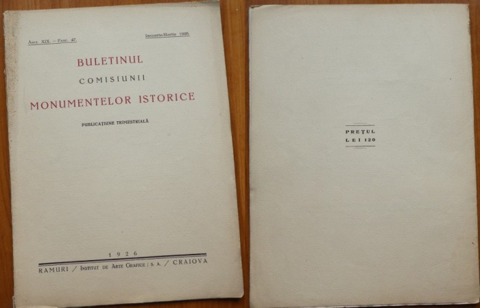 Buletinul Comis. monum. istorice , Ian. - Martie , 1926 , biserica Luca Arbure