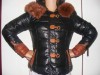 Geaca Dama Matlasata cu Gluga si Blanita, Marimea 36. Transport Gratuit! Umeri 36cm, Bust 92cm