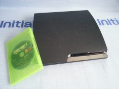 PS3 slim FARA HARD DISK + joc Call of Duty Playstation 3 ps 3 consola jocuri tv foto