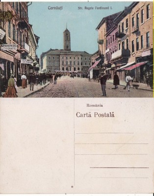 Cernauti (Bucovina) - Strada Regele Ferdinand I foto