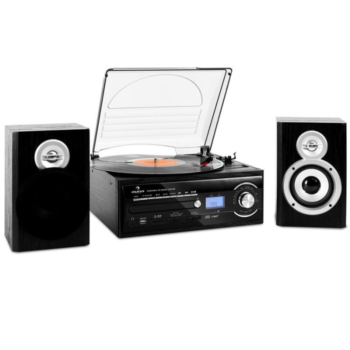 Sistem Stereo cu Patefon Auna TT-190 Hifi MP3 foto mare Sistem Stereo cu Patefon Auna TT-190 Hifi MP3 foto mare