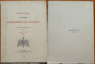 Buletinul Comis. monum. istorice , 1914 , an complet , Balcic , Portret Carol I foto