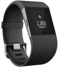 Ceas Fitbit Surge FB501, LCD Monocrhrom touch screen, Bluetooth, GPS, Small (Negru) foto